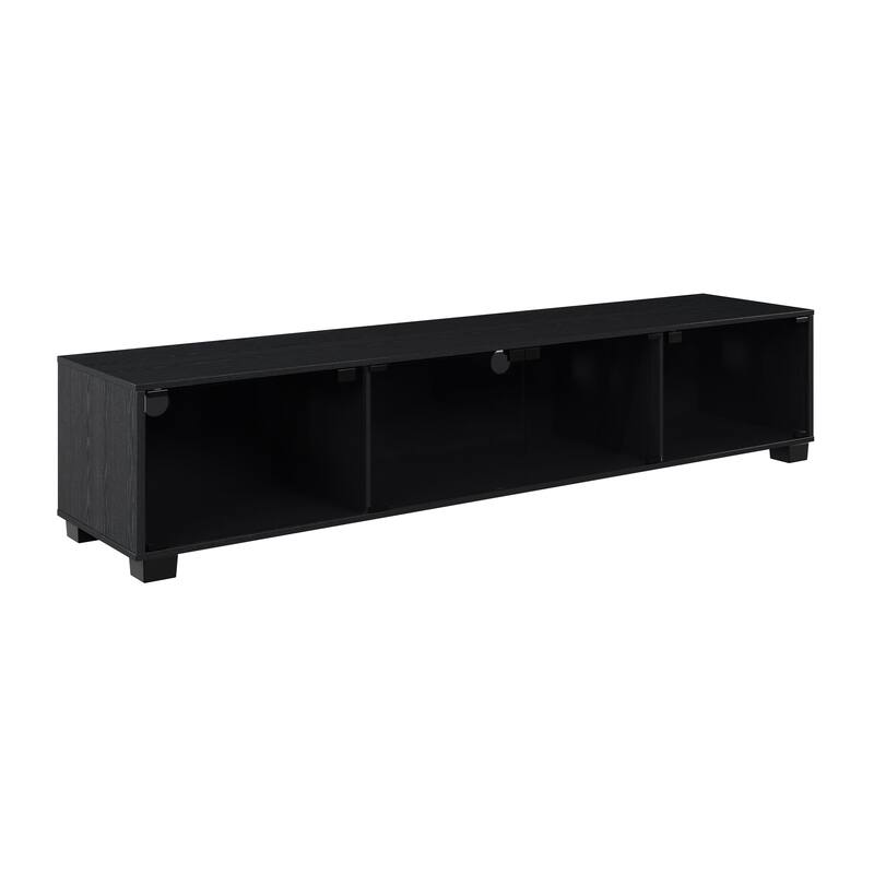 CorLiving Black Glass TV Stand, TV's up to 85" Bed Bath & Beyond